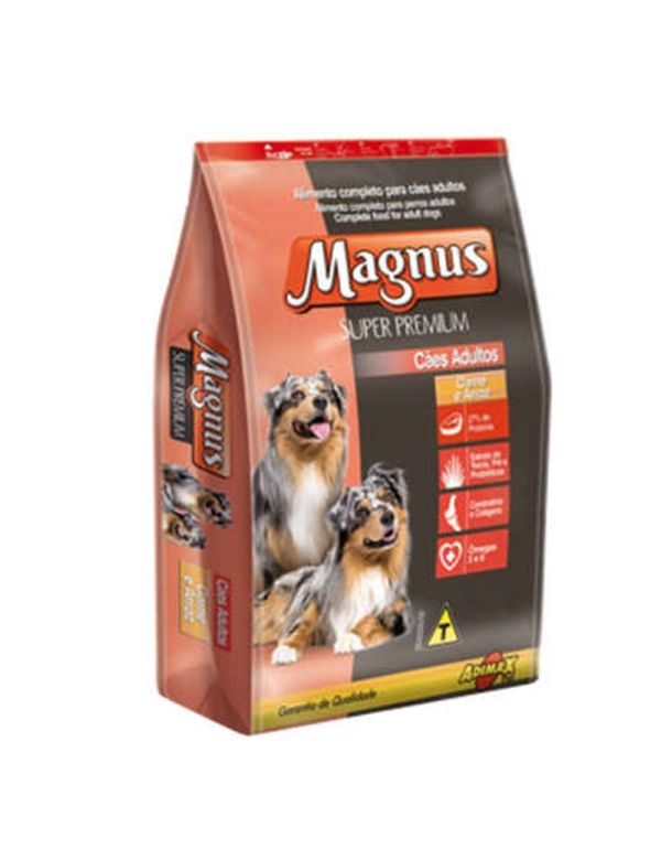 Ração Adimax Pet Magnus Super Premium Carne com Arroz para Cães Adultos