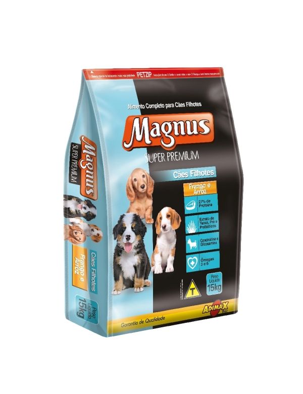 Ração Adimax Pet Magnus Super Premium para Cães Filhotes