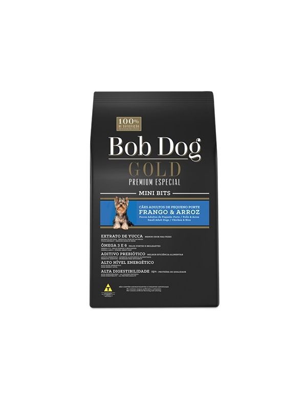 Ração Bob Dog Gold Mini Bits