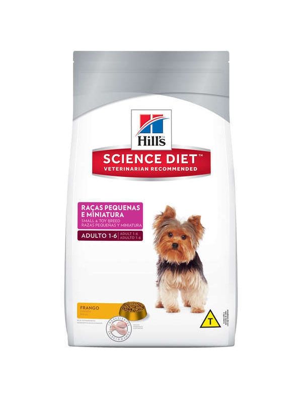 Ração Hills Science Diet Canino Adulto Raças Pequenas e Miniaturas