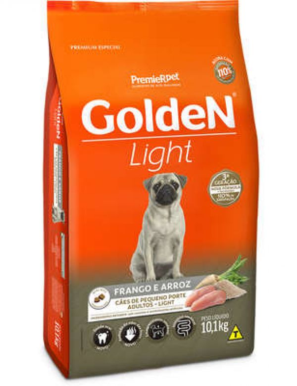 Ração Premier Golden Formula Cães Adultos Light Mini Bits Frango e Arroz