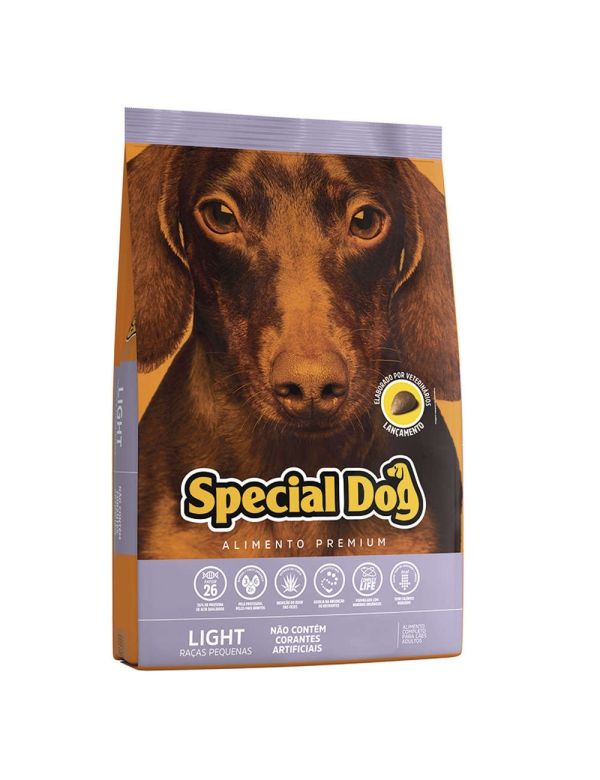 Ração Special Dog Light Premium para Cães Adultos de Raças Pequenas